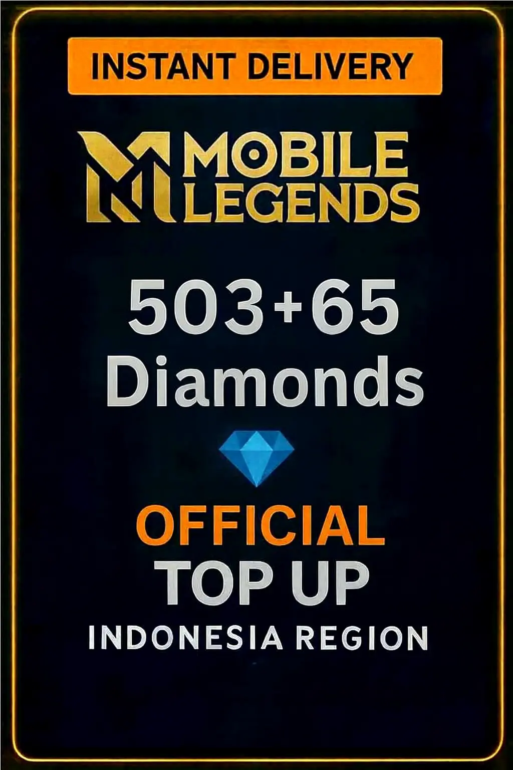 Мобилни легенди 503 + 65 диаманти зареждане (Индонезия) Мобилни легенди 503 + 65 диаманти зареждане (Индонезия)