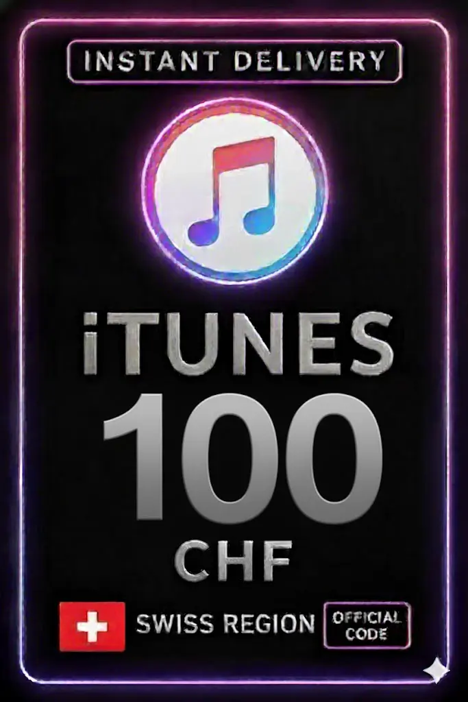 Dárková karta iTunes 100 CHF CH Dárková karta iTunes 100 CHF CH