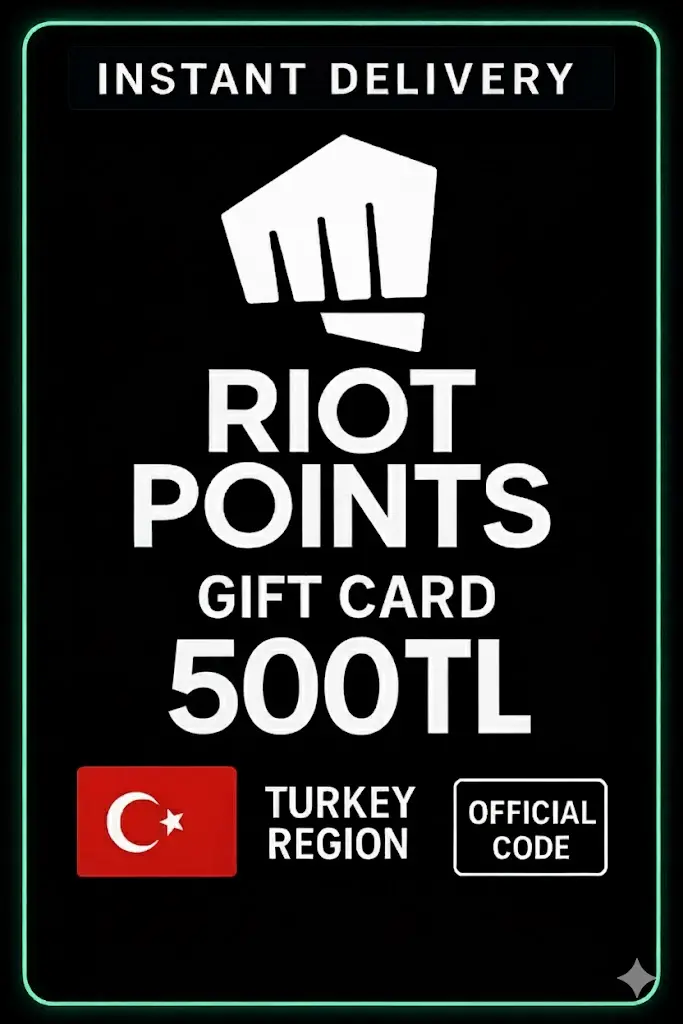 Riot Points 500 TL - (Türkiye) Riot Points 500 TL - (Türkiye)