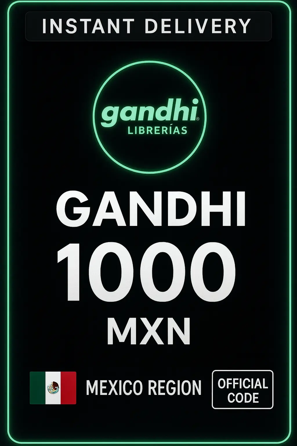 Gandhi 1000 MXN Gandhi 1000 MXN