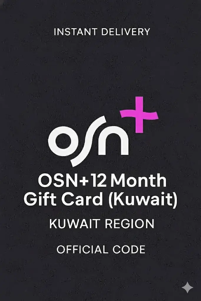 OSN+ 12 måneders gavekort (Kuwait) OSN+ 12 måneders gavekort (Kuwait)