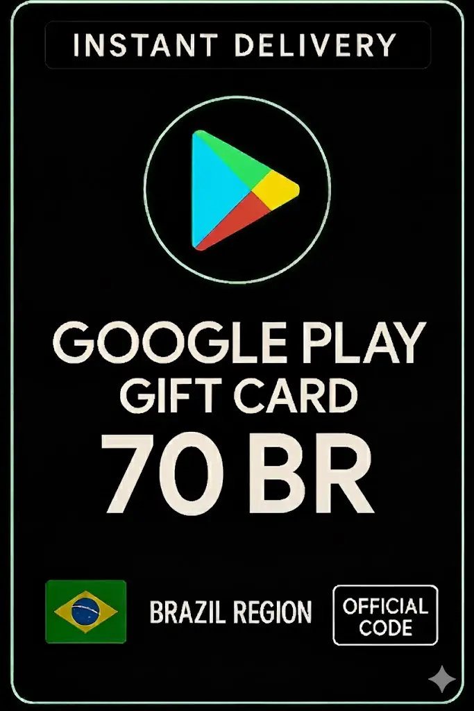 Google Play Gift Card - Brasil BR 70 Google Play Gift Card - Brasil BR 70