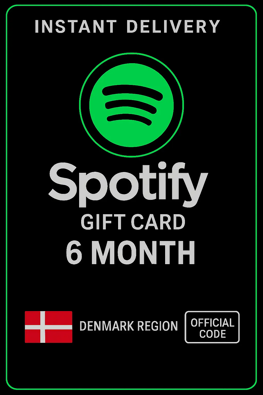 Spotify هدیه-карта دەنمارک - 6 مەھەند DK Spotify هدیه-карта دەنمارک - 6 مەھەند DK