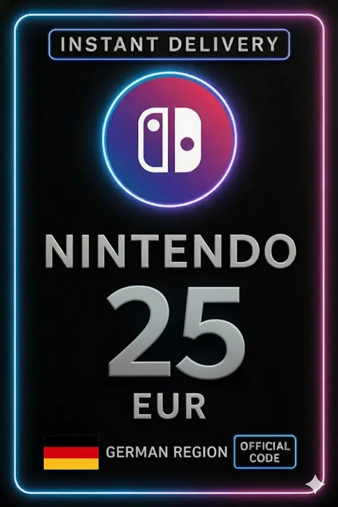 Nintendo eShop карта - 25€ (Германия) Nintendo eShop карта - 25€ (Германия)