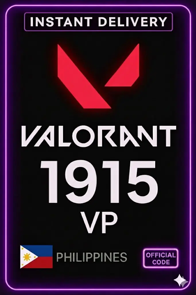 Valorant Points - 1915 VP (Philippines) Valorant Points - 1915 VP (Philippines)