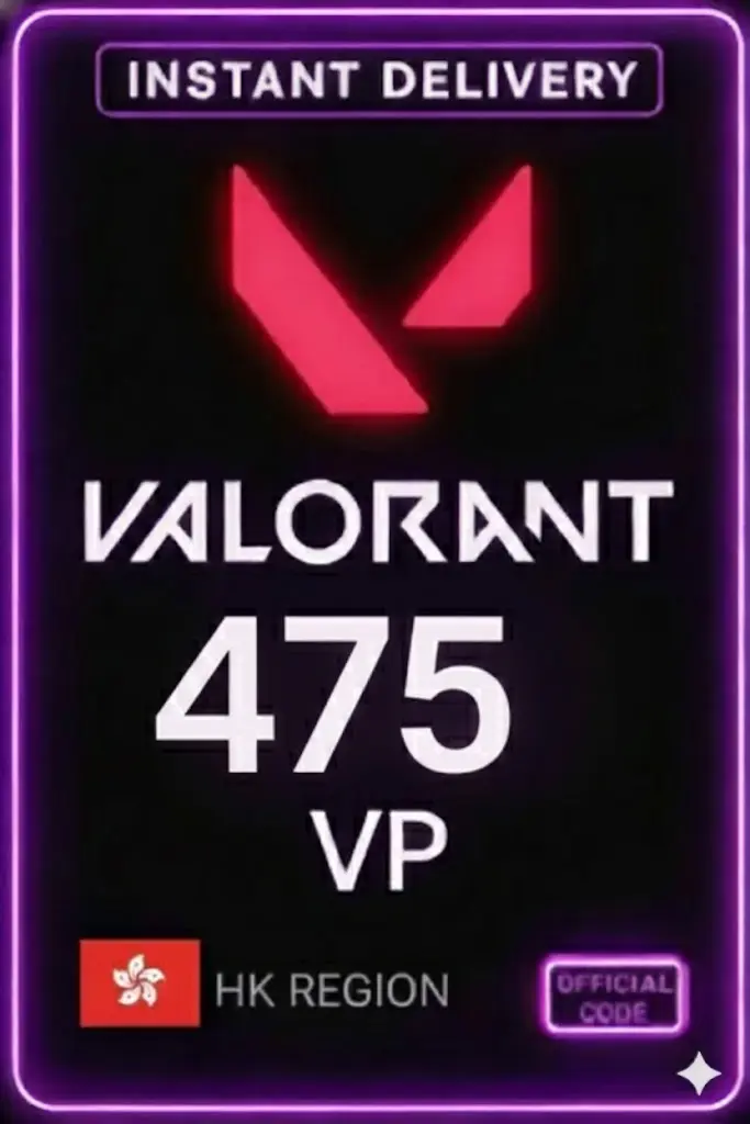 Valorant Points - 475 VP (Hong Kong) Valorant Points - 475 VP (Hong Kong)