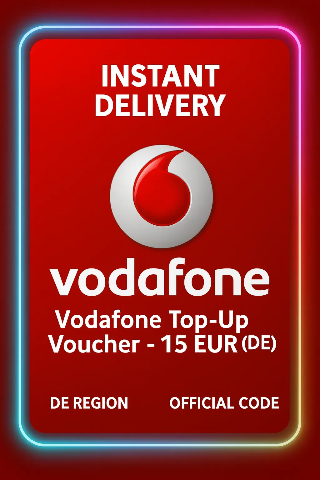 Vodafone forsætningsmiði - 15 EUR (DE) Vodafone forsætningsmiði - 15 EUR (DE)