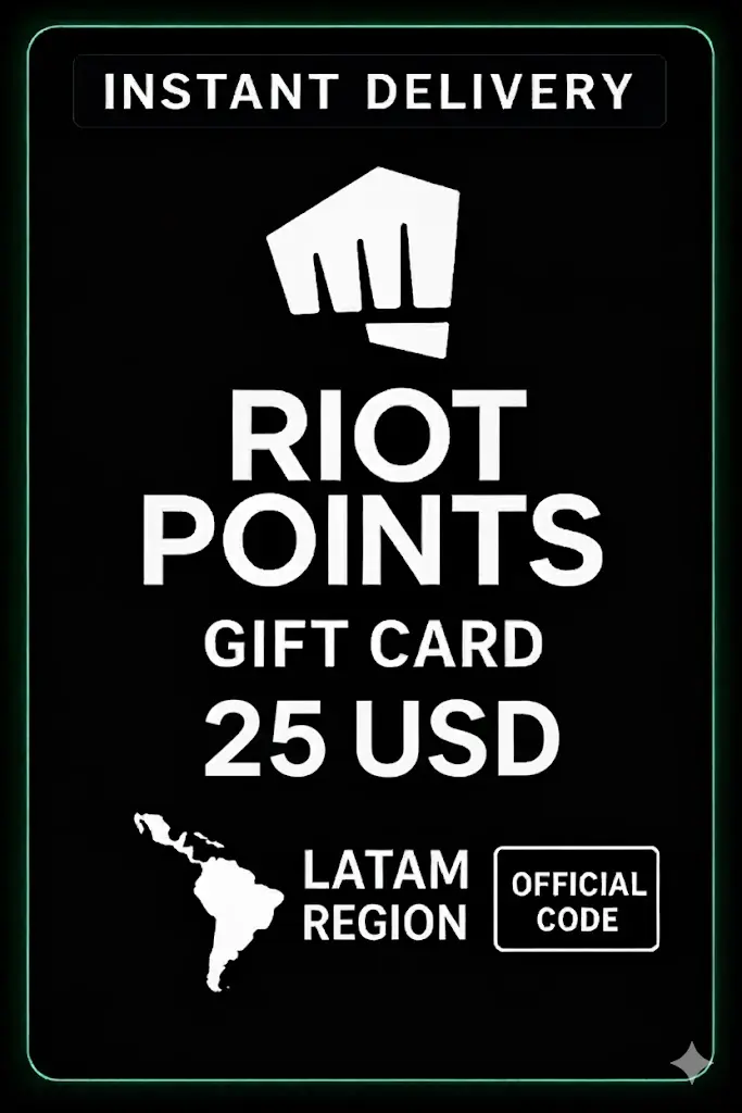 Riot Points Latam America - 25 USD Riot Points Latam America - 25 USD