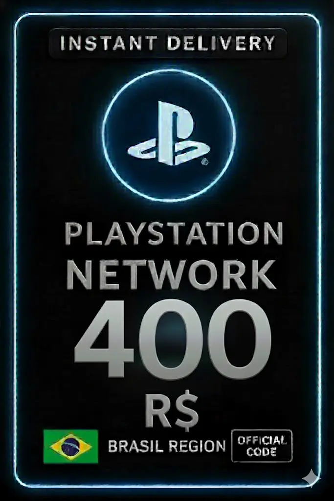 بطاقة بلايستيشن PSN البرازيلية - R$400 بطاقة بلايستيشن PSN البرازيلية - R$400