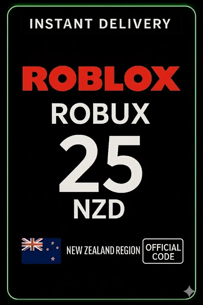 Roblox 25 NZD O'yin Kartasi (NZ) Roblox 25 NZD O'yin Kartasi (NZ)