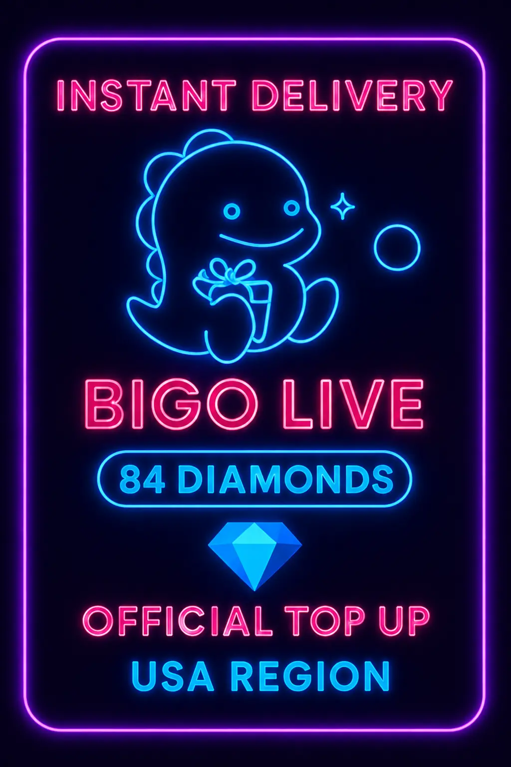 Bigo Live - 84 Diamonds (Top-Up) (US) Bigo Live - 84 Diamonds (Top-Up) (US)