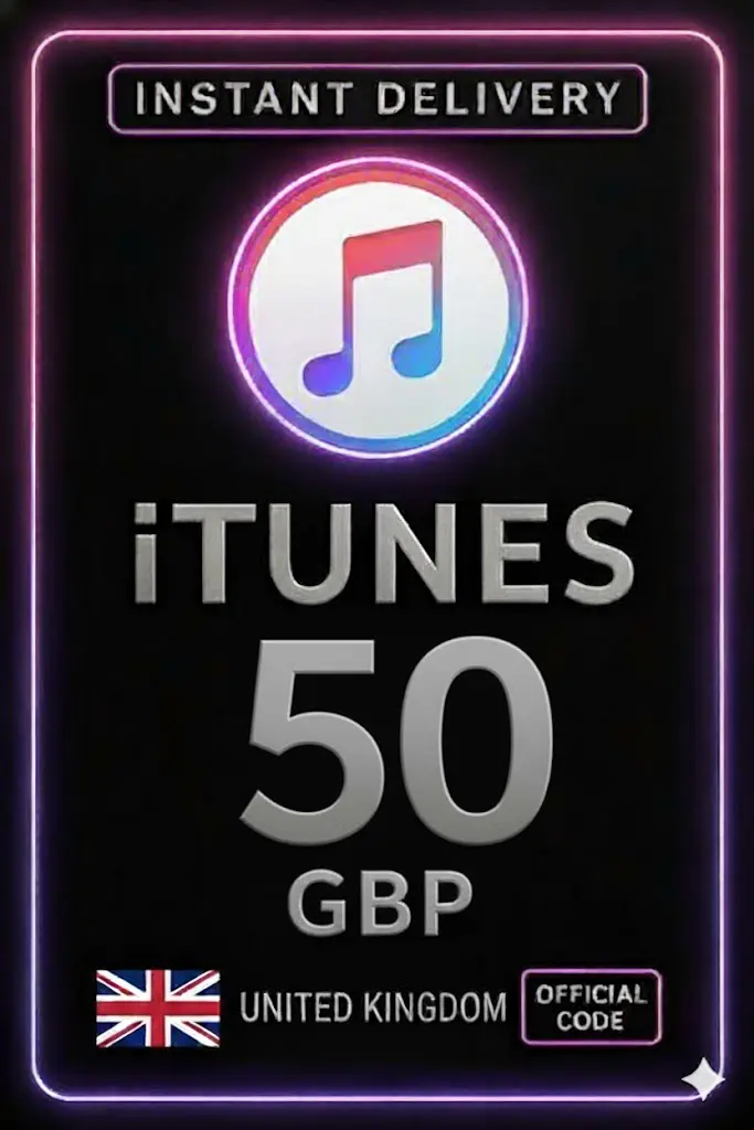 iTunes Gift Card GBP £50 iTunes Gift Card GBP £50