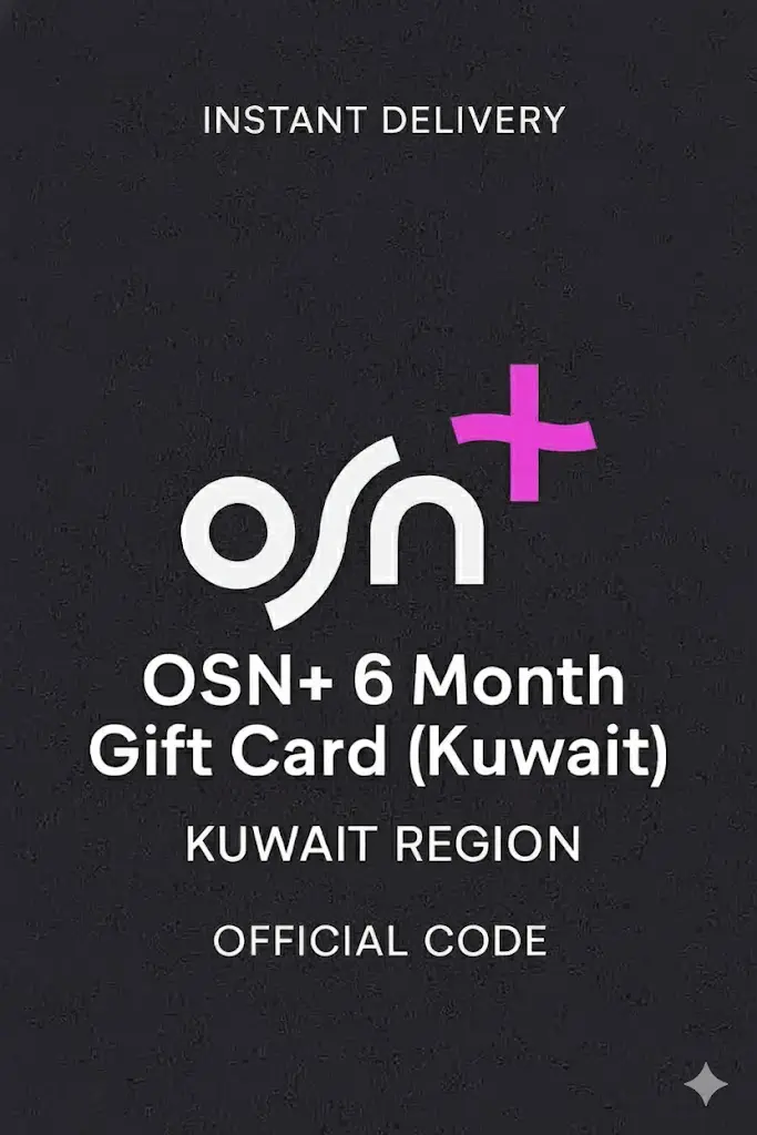 OSN+ 6 måneders gavekort (Kuwait) OSN+ 6 måneders gavekort (Kuwait)