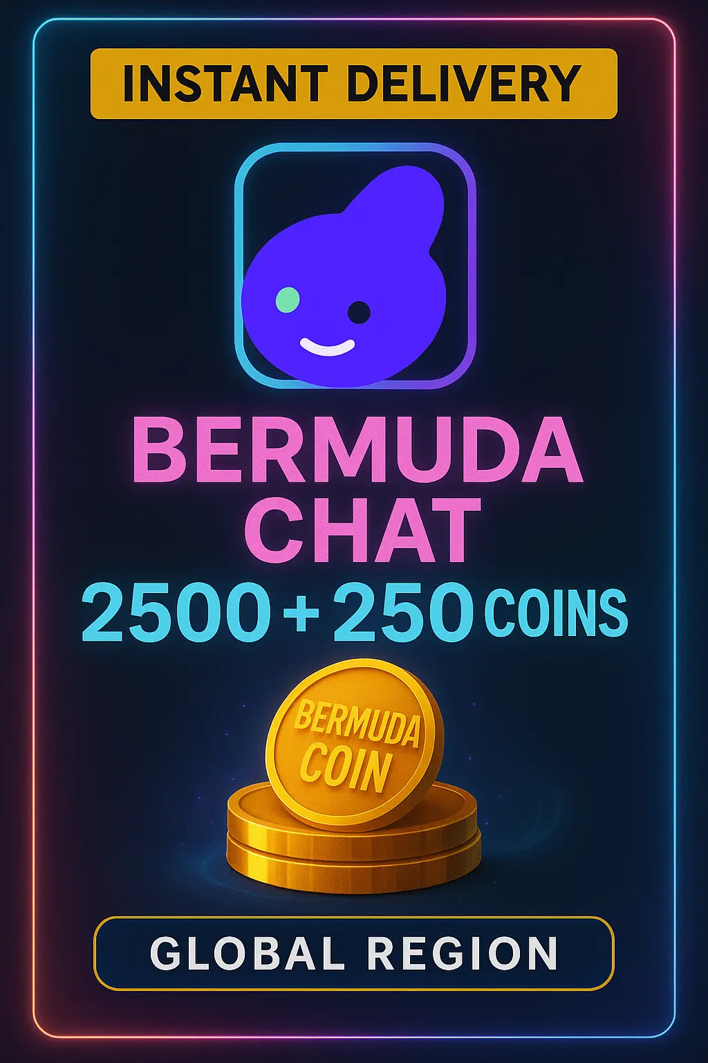 Bermuda 2500 + 250 Coins Top-Up (Global) Bermuda 2500 + 250 Coins Top-Up (Global)