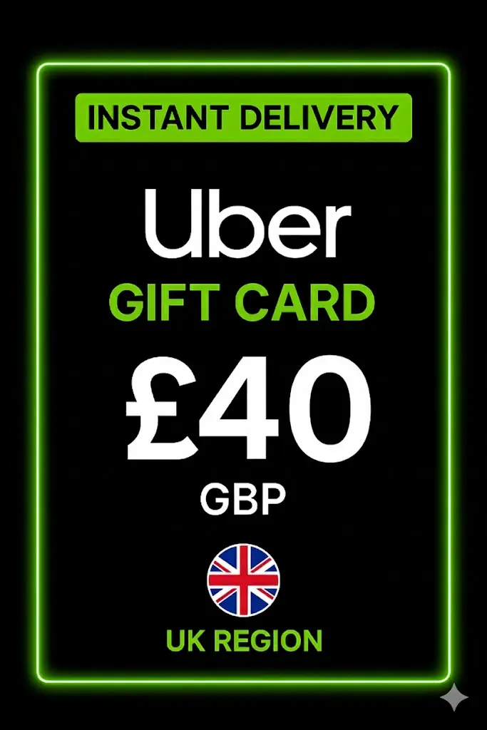 کارت хидматрасонии Uber - 40 GBP کارت хидматрасонии Uber - 40 GBP