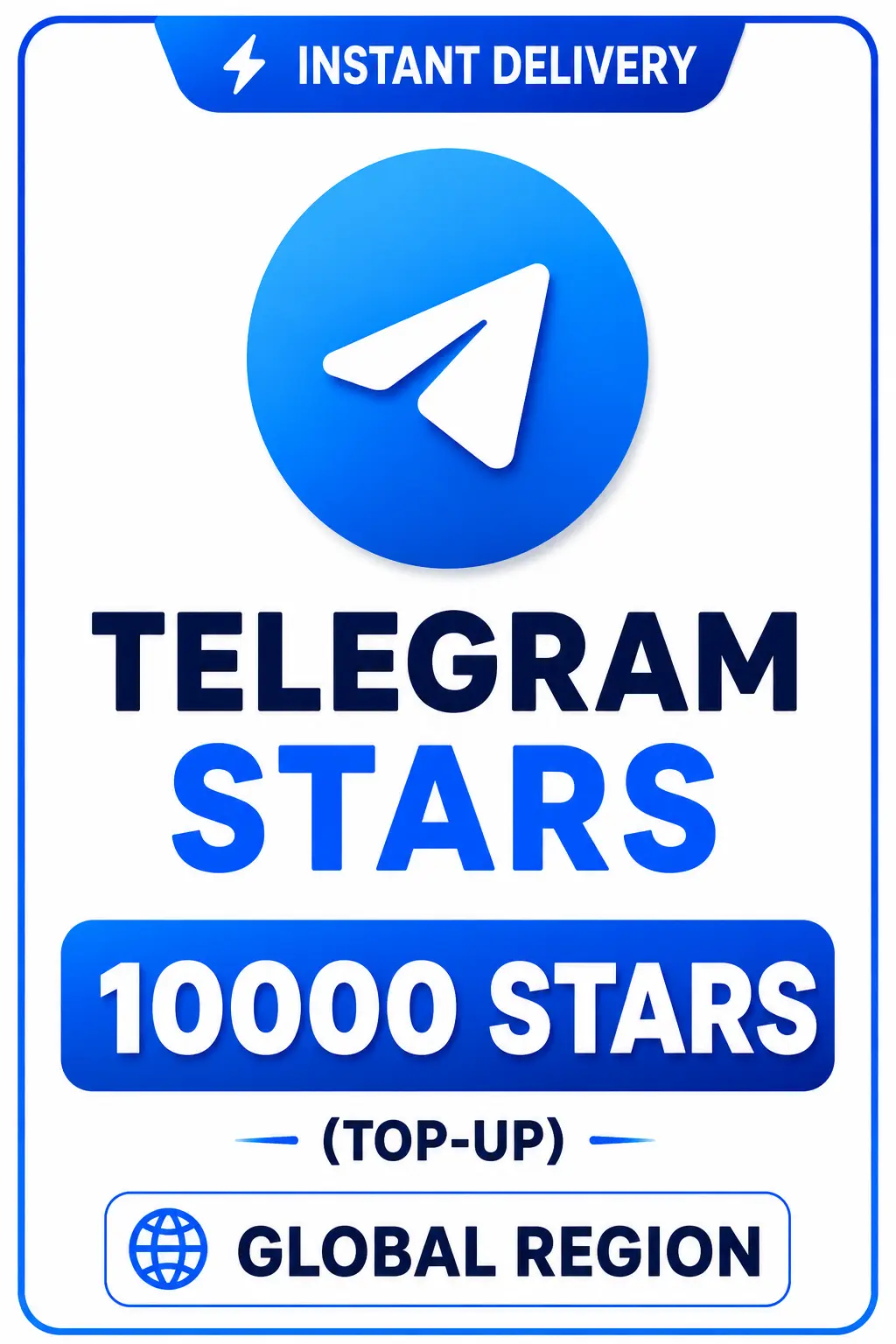 Telegram - 10000 Stars (Top-Up) Telegram - 10000 Stars (Top-Up)