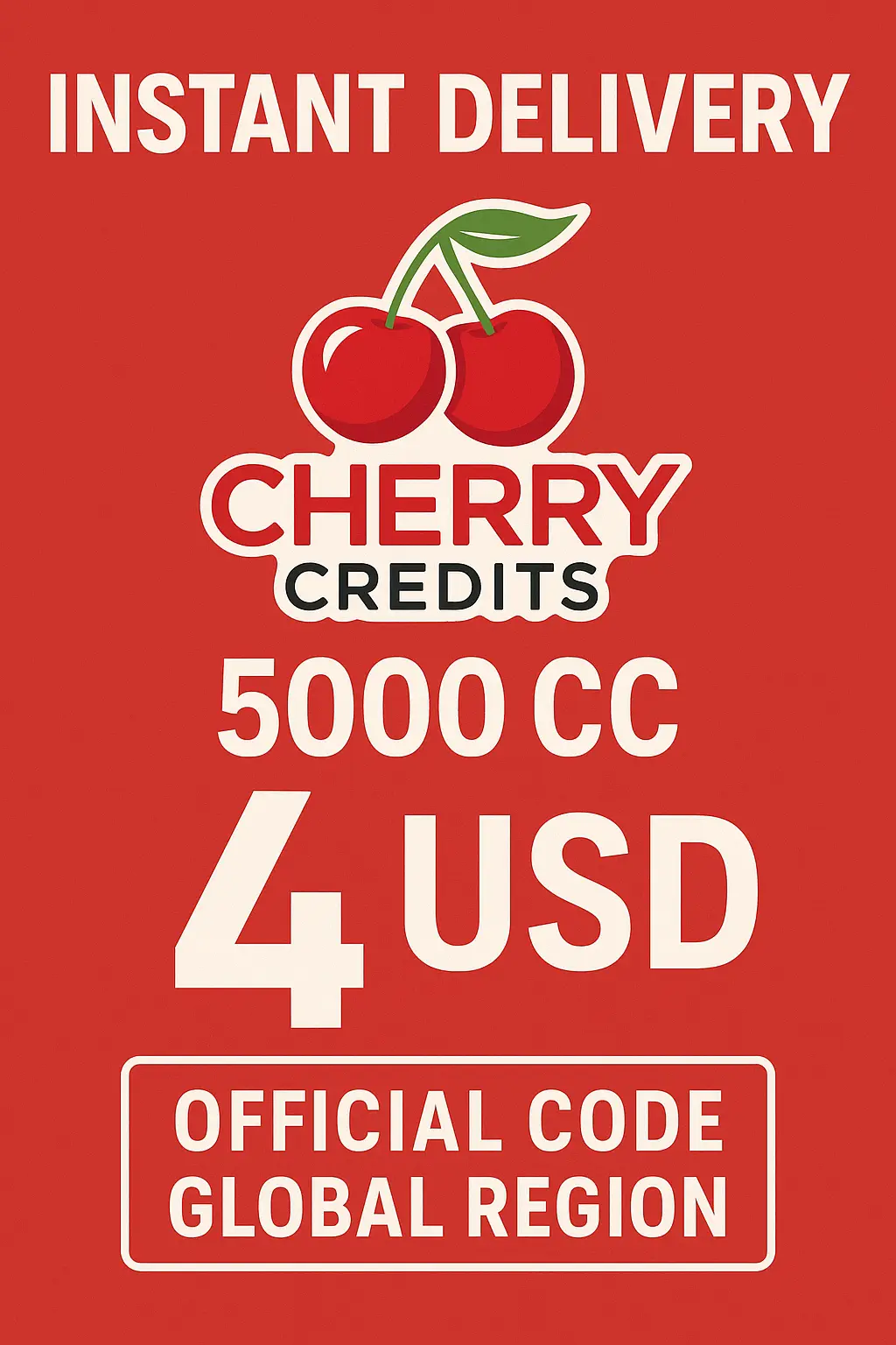 Cherry Credits 5.000 CC - $4 Cherry Credits 5.000 CC - $4