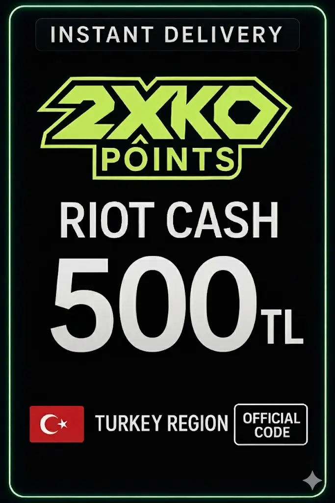 2XKO - KO-poäng 500 TL Riot Cash 2XKO - KO-poäng 500 TL Riot Cash