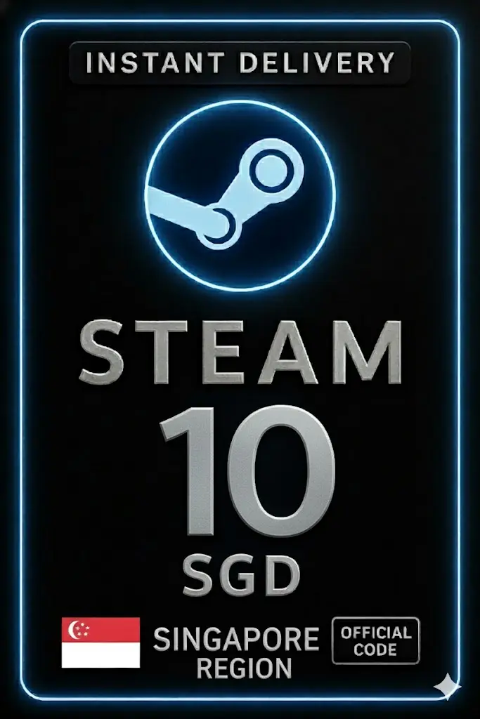 Kod portfela Steam Singapur 10 SGD Kod portfela Steam Singapur 10 SGD
