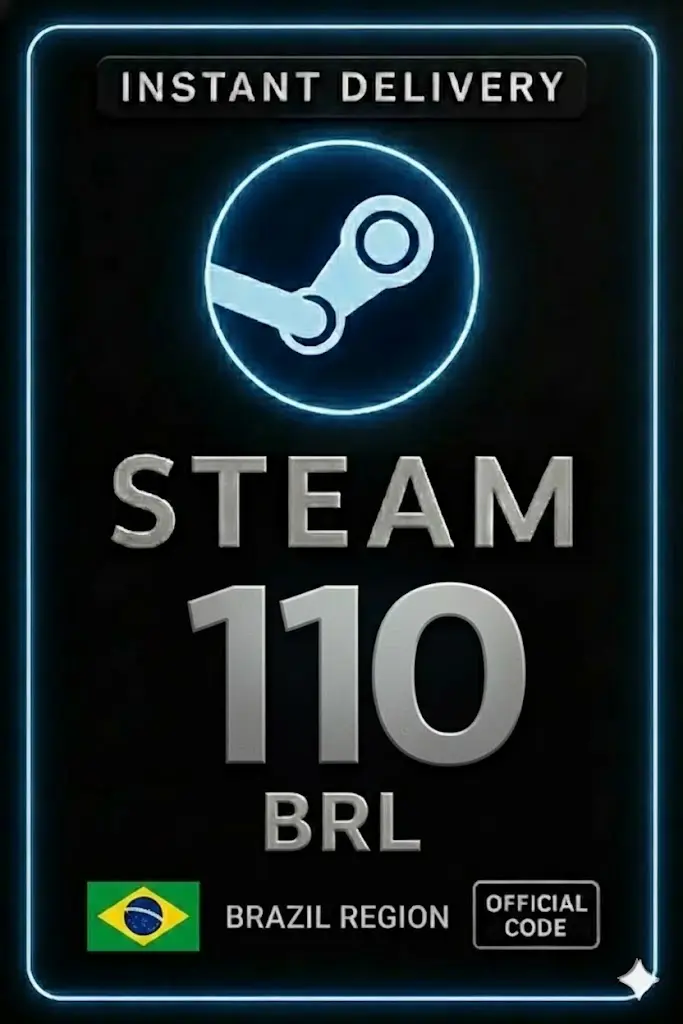 Steam Wallet Code Brazil 110 BRL Steam Wallet Code Brazil 110 BRL