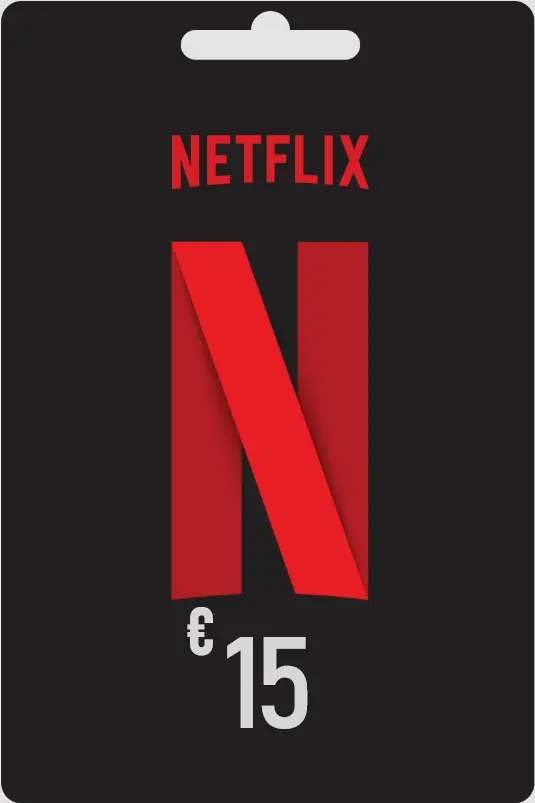 Netflix Gift Card 15 Euro Netflix Gift Card 15 Euro