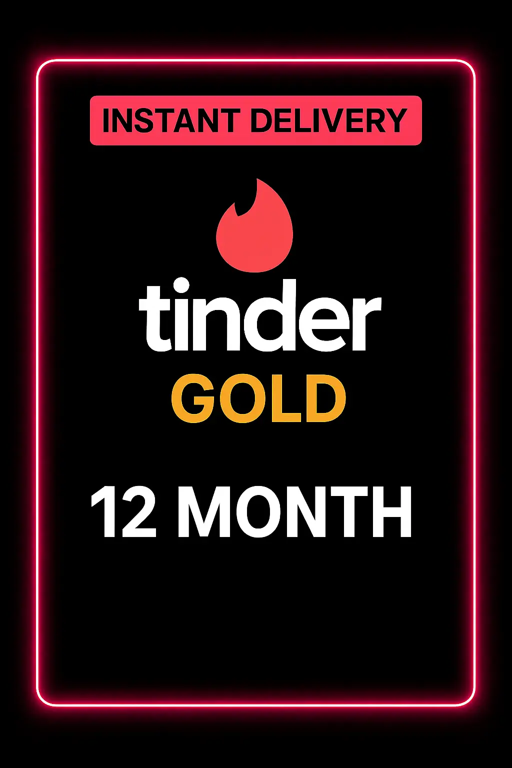 Tinder Gold Code - 12 Month Tinder Gold Code - 12 Month