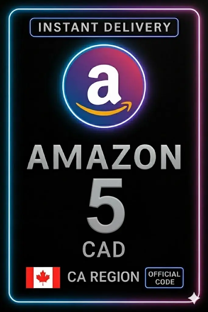 Tarjeta de regalo de Amazon 5 CAD CA Tarjeta de regalo de Amazon 5 CAD CA