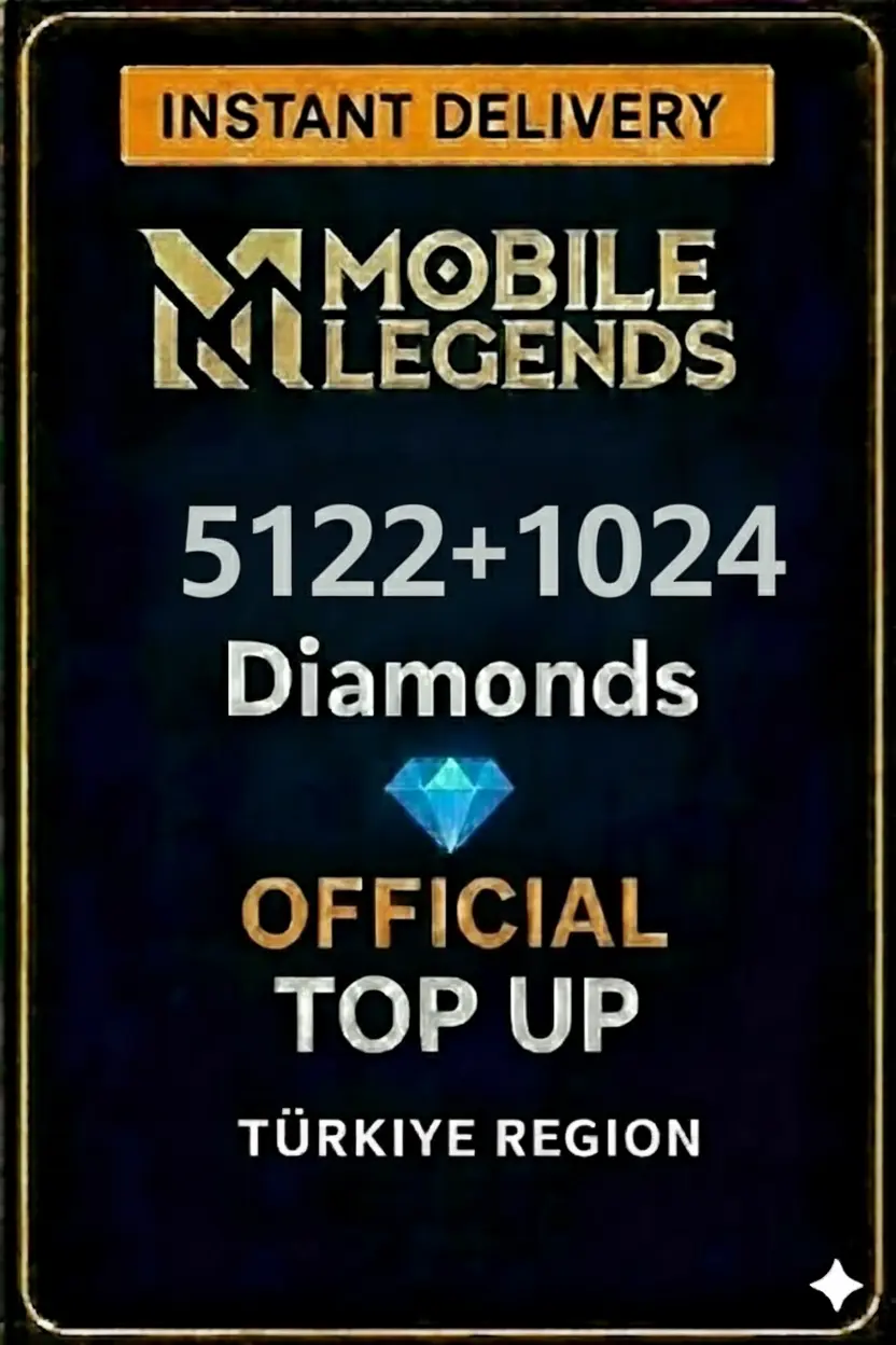 モバイルレジェンズ 5122 + 1024 ダイヤモンドチャージ(トルコ) モバイルレジェンズ 5122 + 1024 ダイヤモンドチャージ(トルコ)