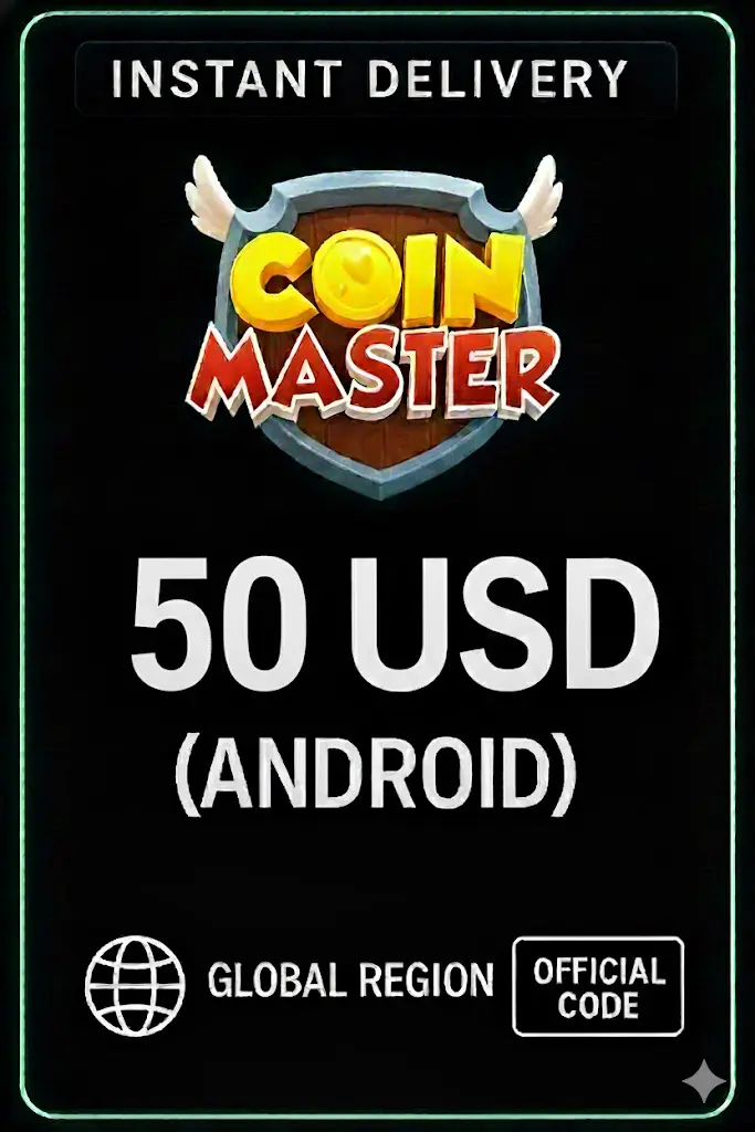 Coin Master (Android) - 50 $ US Coin Master (Android) - 50 $ US