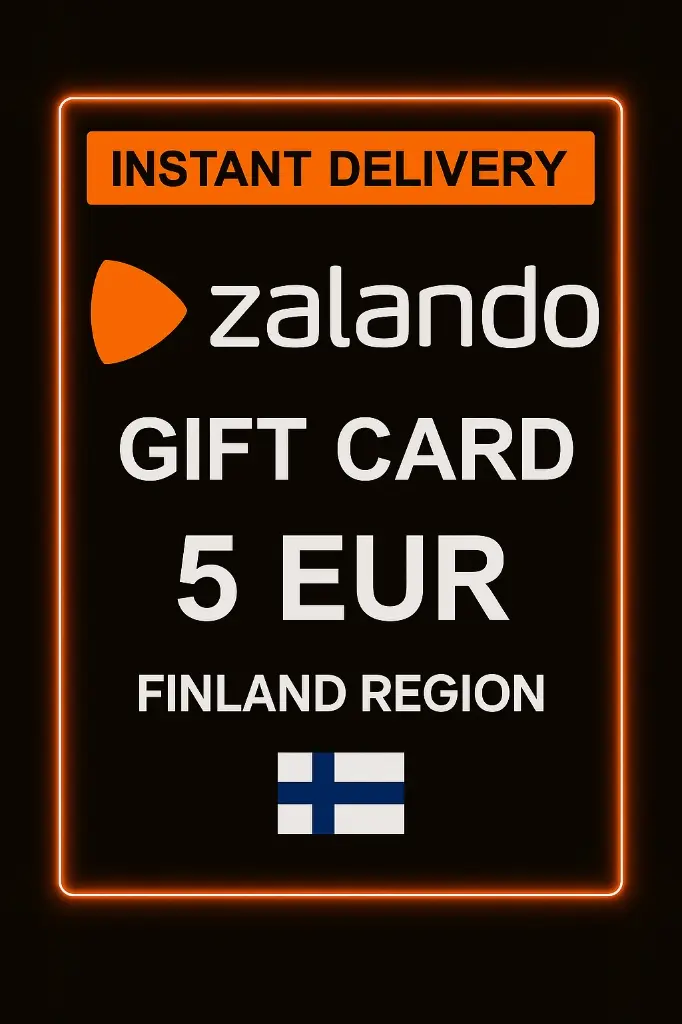 Thẻ quà tặng Zalando - 5 EUR (FI) Thẻ quà tặng Zalando - 5 EUR (FI)