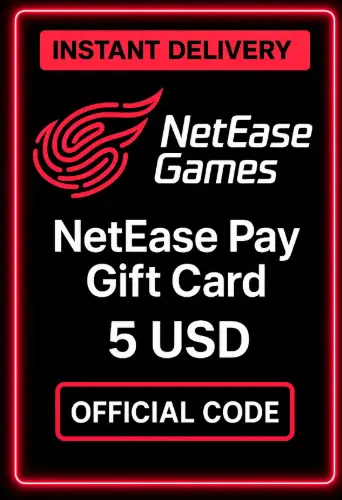 Cartão Presente NetEase Pay - 5$ USD Cartão Presente NetEase Pay - 5$ USD