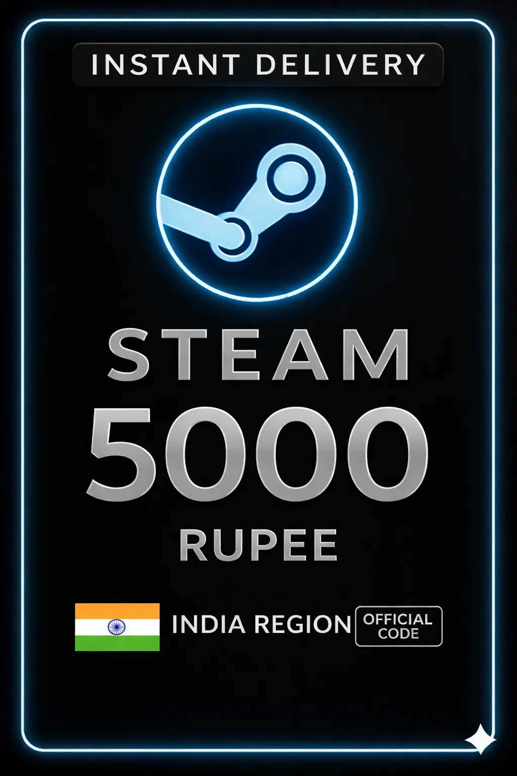 Steam Wallet Code 5000 Rupee India Steam Wallet Code 5000 Rupee India