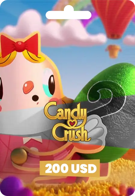 Candy Crash Saga - 200$ Gold Bar Code