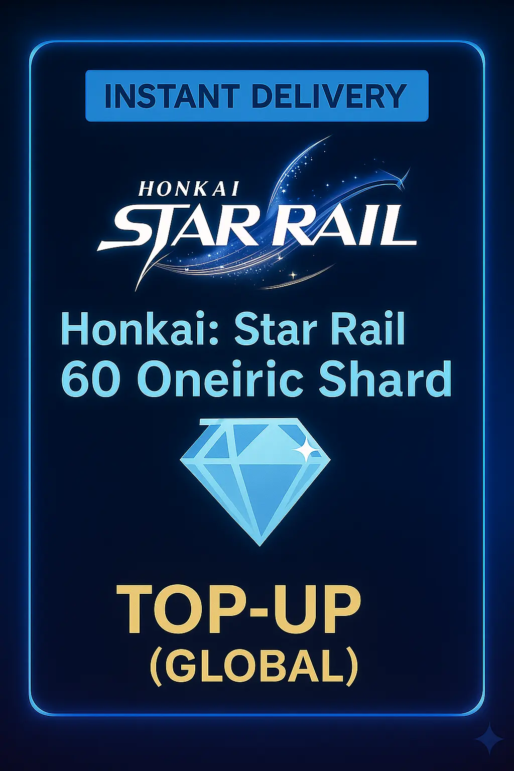 Honkai: Star Rail 60 Oneiric Shard Top UP (Globální) Honkai: Star Rail 60 Oneiric Shard Top UP (Globální)