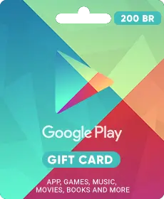 Google Play подаръчна карта - Бразилия БР 200 Google Play подаръчна карта - Бразилия БР 200