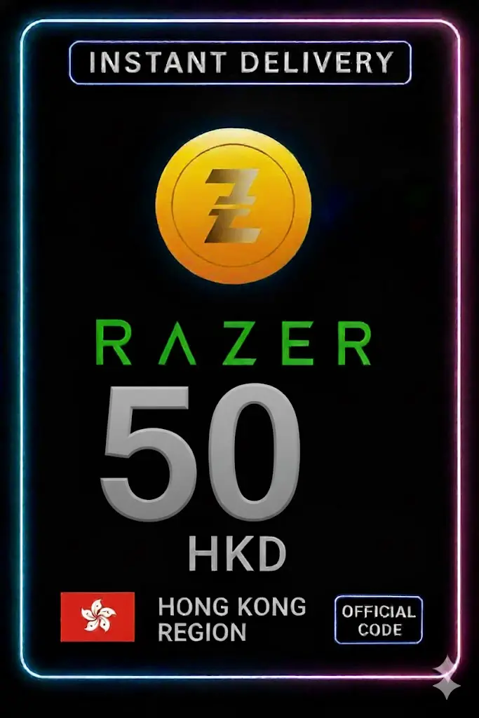 Razer Gold Hong Kong 50HKD Razer Gold Hong Kong 50HKD