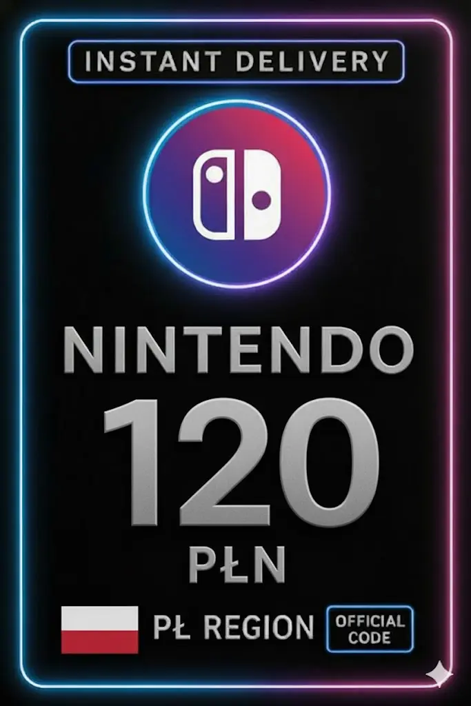 Nintendo eShop Ön ödemeli Kart - 120 PLN Nintendo eShop Ön ödemeli Kart - 120 PLN