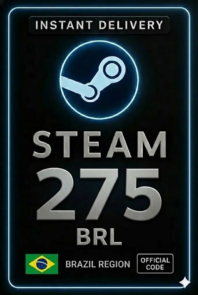 Steam Wallet Code Brazil 275 BRL Steam Wallet Code Brazil 275 BRL