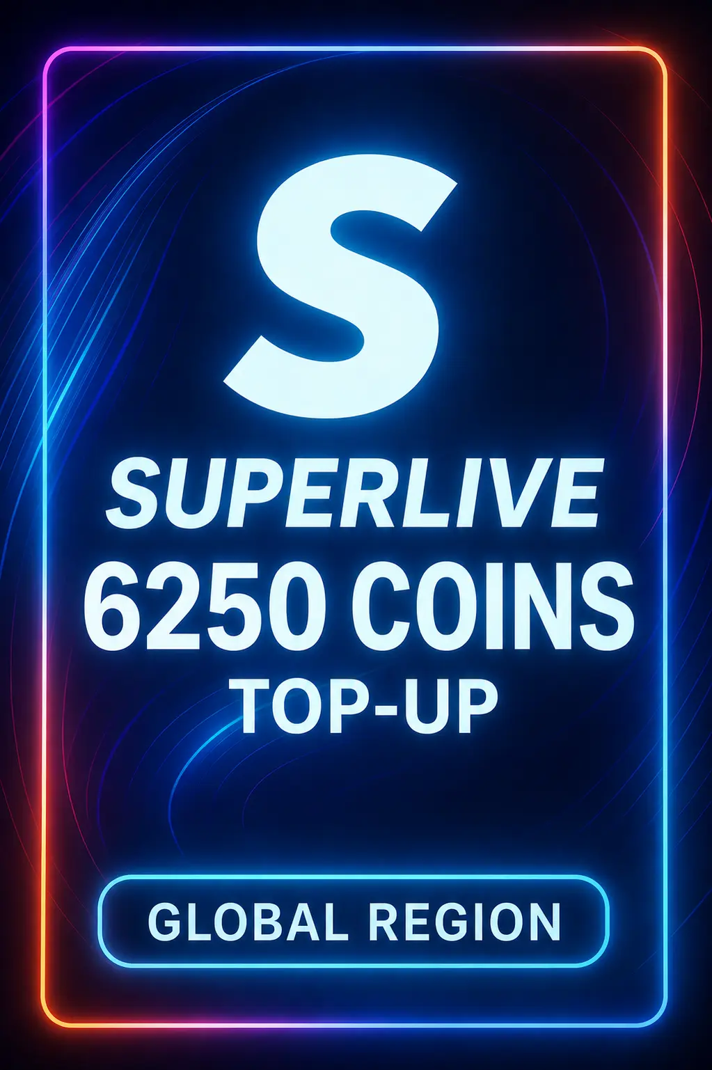 SuperLive 6250 Coins Top-Up (Global) SuperLive 6250 Coins Top-Up (Global)