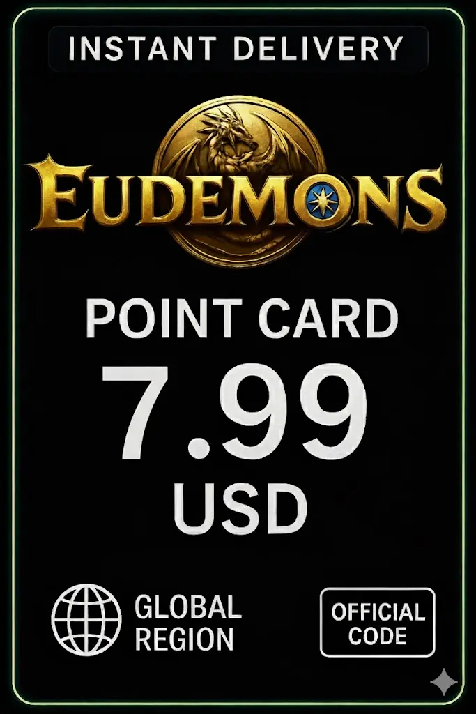Eudemons Punktkarte 7,99 USD Eudemons Punktkarte 7,99 USD