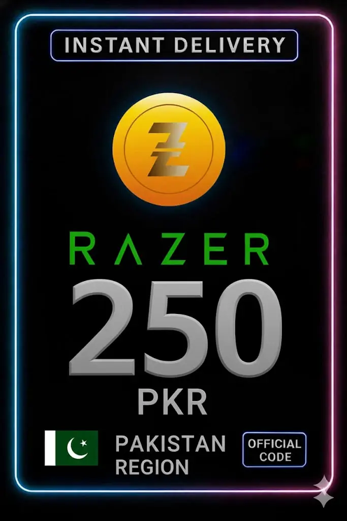 Razer Gold Пакистан PKR 250 Razer Gold Пакистан PKR 250