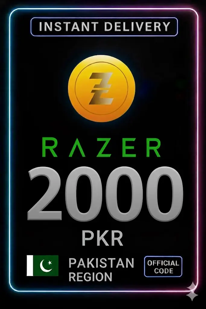 Razer Gold Pakistan PKR 2000 Razer Gold Pakistan PKR 2000