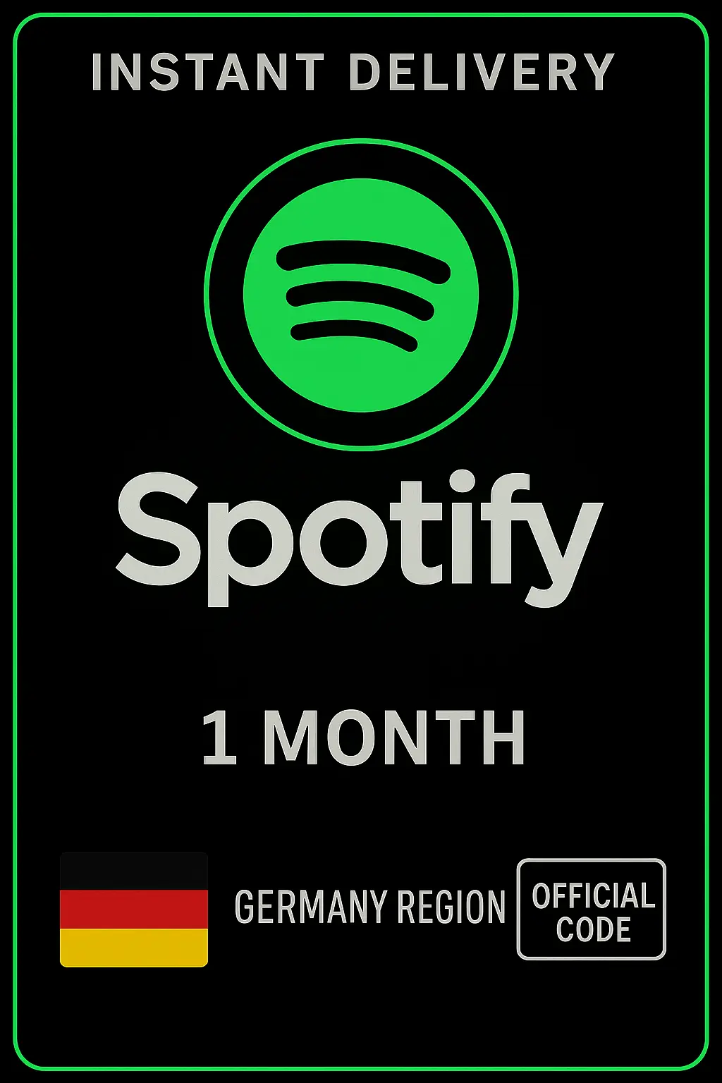 Spotify DE - 1 Måned Abonnement Spotify DE - 1 Måned Abonnement