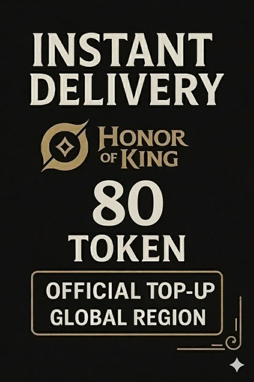 Honor of Kings - 80 Token (Top-Up) Honor of Kings - 80 Token (Top-Up)