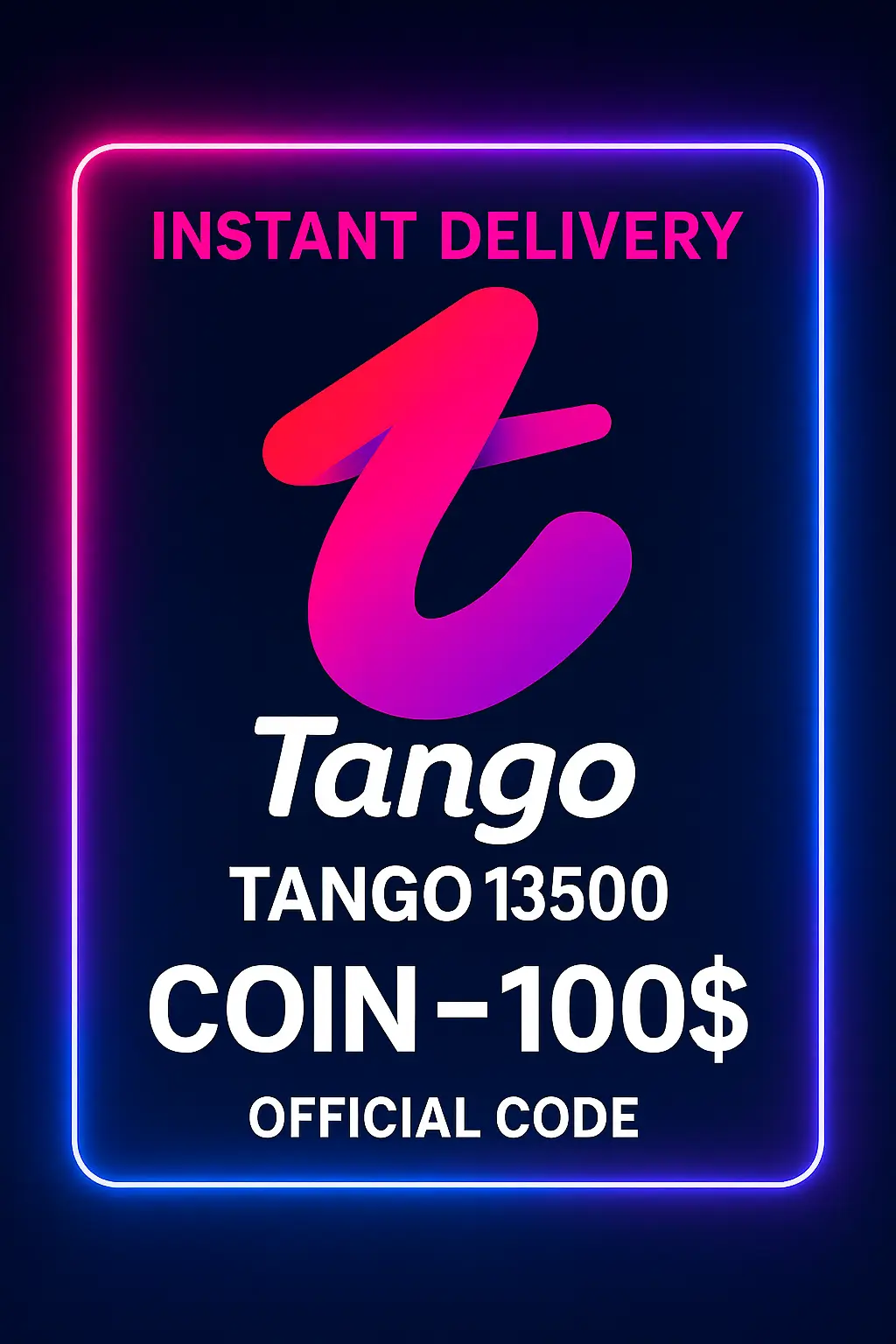 Tango 13500 Coin - 100$ Tango 13500 Coin - 100$