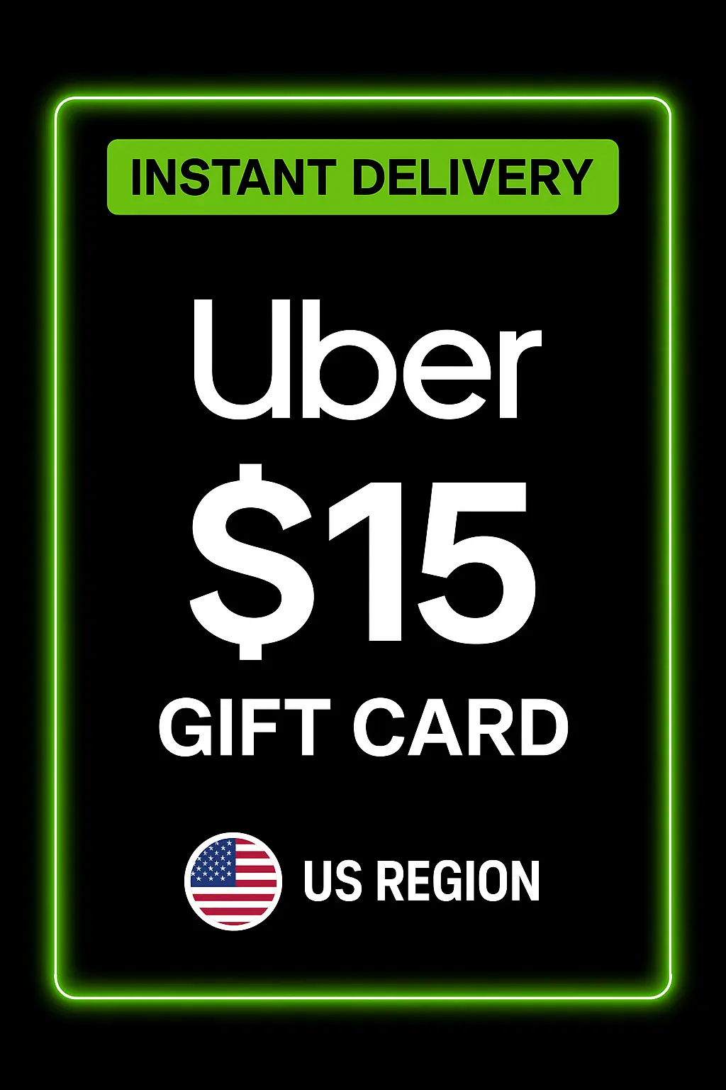 Uber Gift Card - 15$ (USA) Uber Gift Card - 15$ (USA)