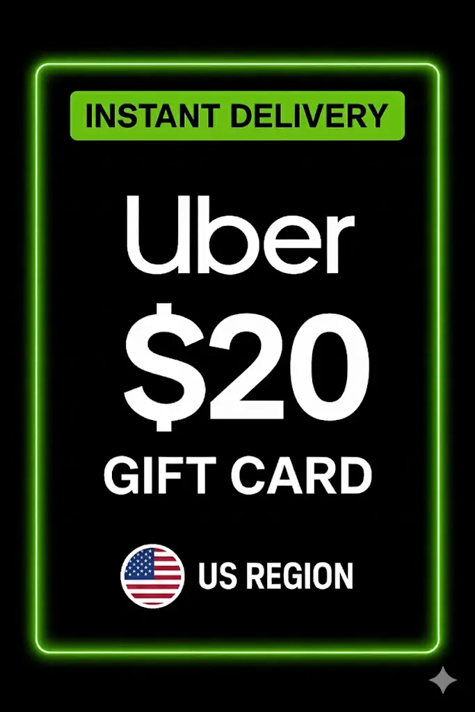 Uber Gift Card - 20$ (USA) Uber Gift Card - 20$ (USA)