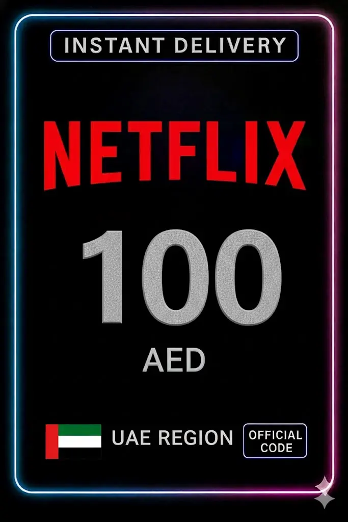 Carta Regalo Netflix 100 AED Carta Regalo Netflix 100 AED