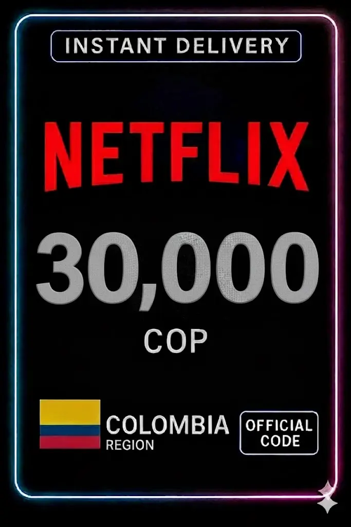 Dárková karta Netflix 30.000 COP Dárková karta Netflix 30.000 COP