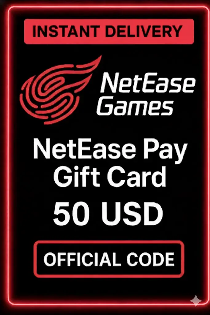Cartão-presente NetEase Pay - 50$ USD Cartão-presente NetEase Pay - 50$ USD